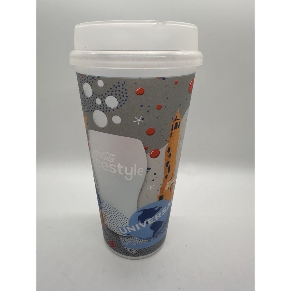 Universal Studios Orlando Coca-Cola Freestyle Refillable‎ Souvenir Cup Lid